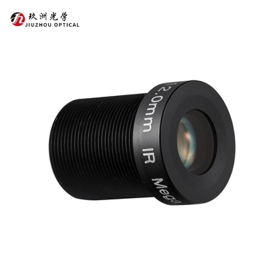 2MP HD ADAS 카메라 렌즈 12mm 초점 길이 생선 눈 렌즈 넓은 각 광장 Ø7.2,F/NO2.0