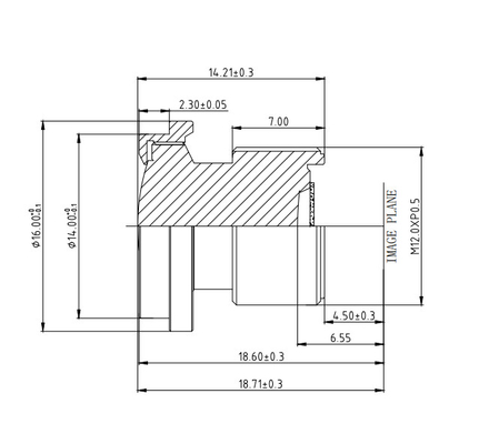 4.8mm EFL 카메라 모니터 시스템 센서 크기와 렌즈 OX03F10 1920*1536 FBL/FFL 2.95